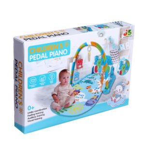 Baby Play Mat Gym with Rattles, Lights and Keyboard Piano Pedals