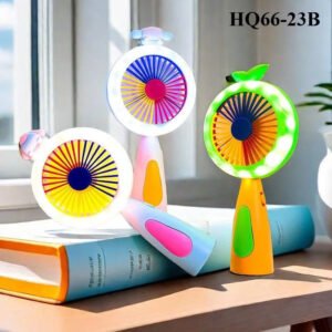 Mini Handheld Chargeable Fan with Light